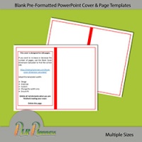 Blank Pre-Formatted PowerPoint Page and Cover templates