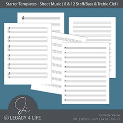 Starter Templates - Sheet Music