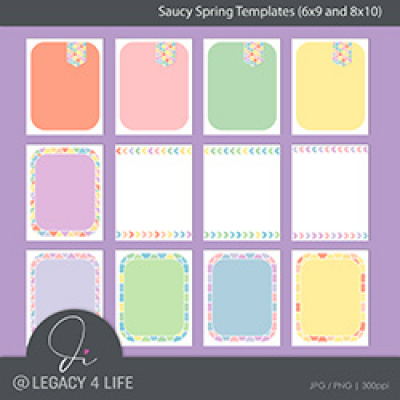 Saucy Spring Journal Templates