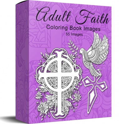 Faith Based Zentangle Coloring Images