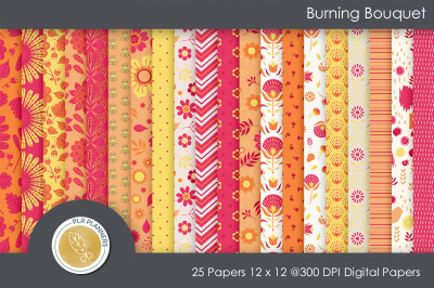 Burning Bouquet Paper Pack