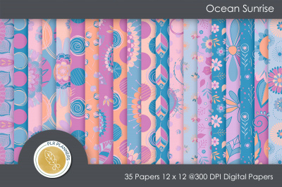Ocean Sunrise Paper Pack