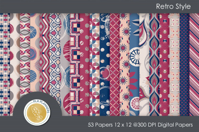 Retro Style Paper Pack&nbsp;