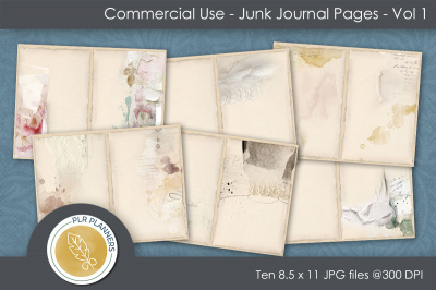 Junk Journal Pages - Volume 01