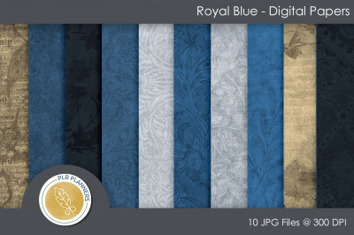 Royal Blue Paper Pack
