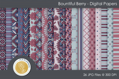 Bountiful Berries Digital Papers
