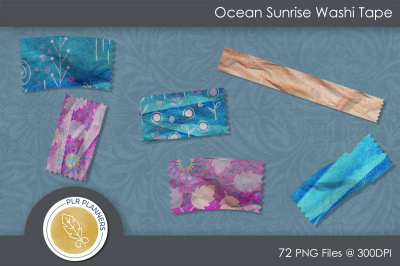 Ocean Sunrise Washi Tape