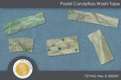 Pastel Candyfloss Washi Tape