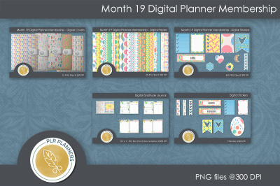 Bonanza Month 19 - Gratitude Planner