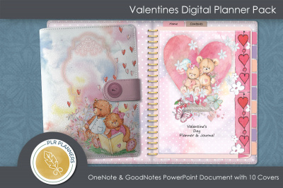 Valentines Planner and Journal Digital