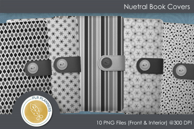 Neutral Digital Book Covers