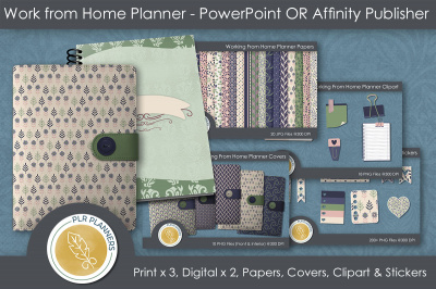 Work from Home Planner Bundle PowerPoint