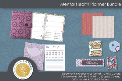 6-Month Mental Health Planner Bundle
