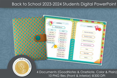 PowerPoint BTS Student Digital Planner 23-24