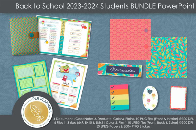 PowerPoint BTS Student BUNDLE Planner 23-24