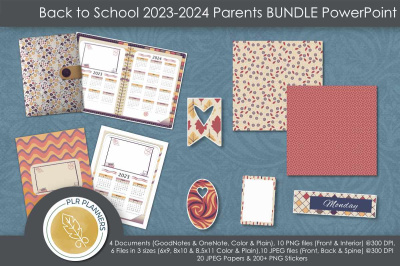 PowerPoint BTS Parent BUNDLE Planner 23-24