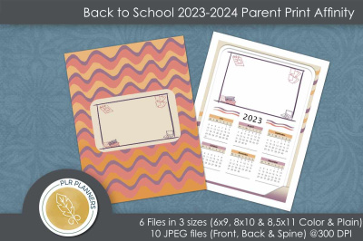 Affinity Parent BTS Print Planner 23-24