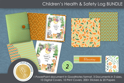 Children's Health & Safety Log Bundle