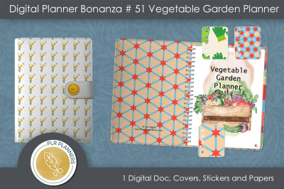 Digital Planner Bonanza # 51 Vegetable Garden Planner