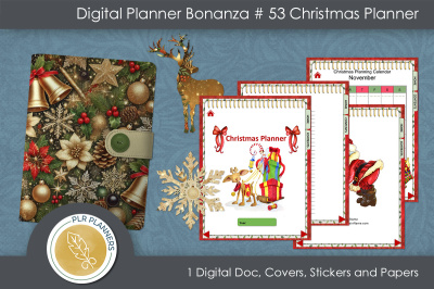 Digital Planner Bonanza # 53 Christmas Planner