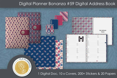 Digital Planner Bonanza # 59 Digital Address Book