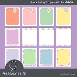 Saucy Spring Templates