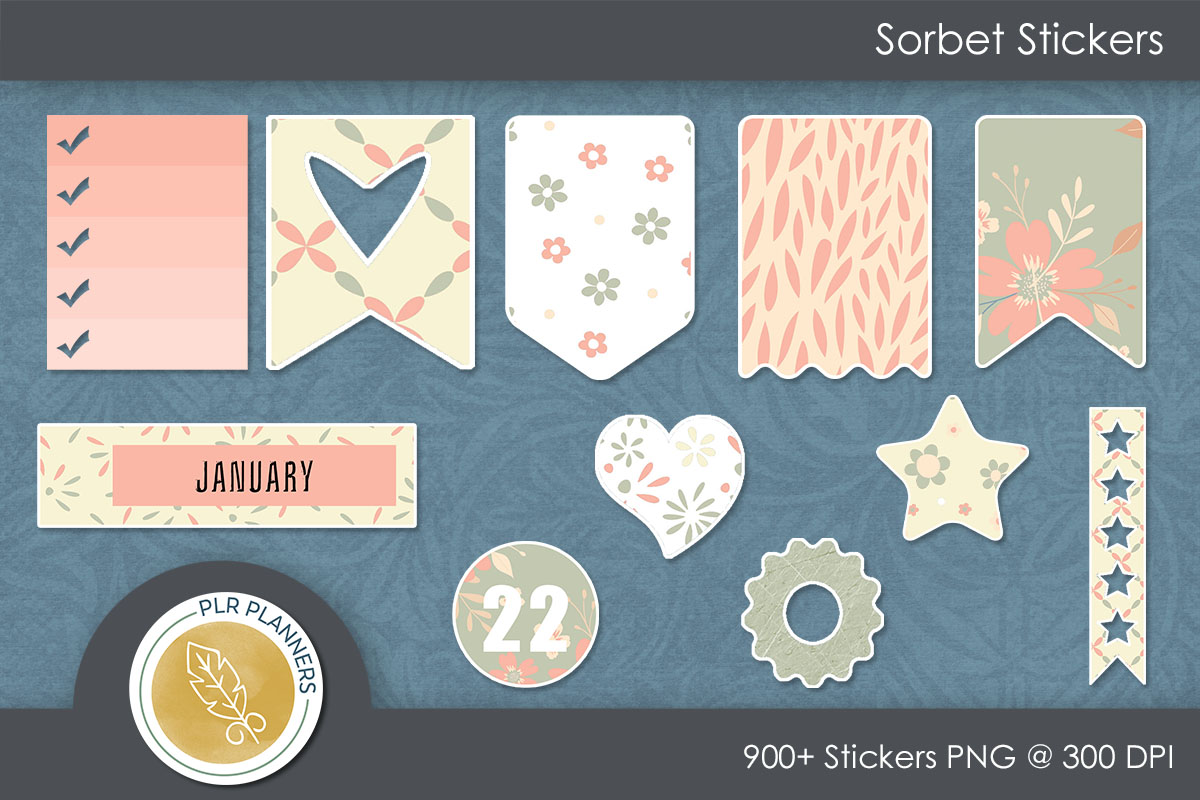 Sorbet Stickers Preview