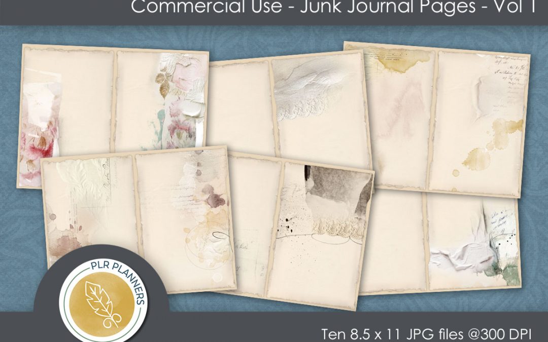 Junk Journal Pages – Vol 001
