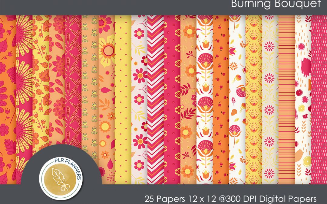 Burning Bouquet Paper Pack