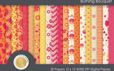 Burning Bouquet Paper Pack