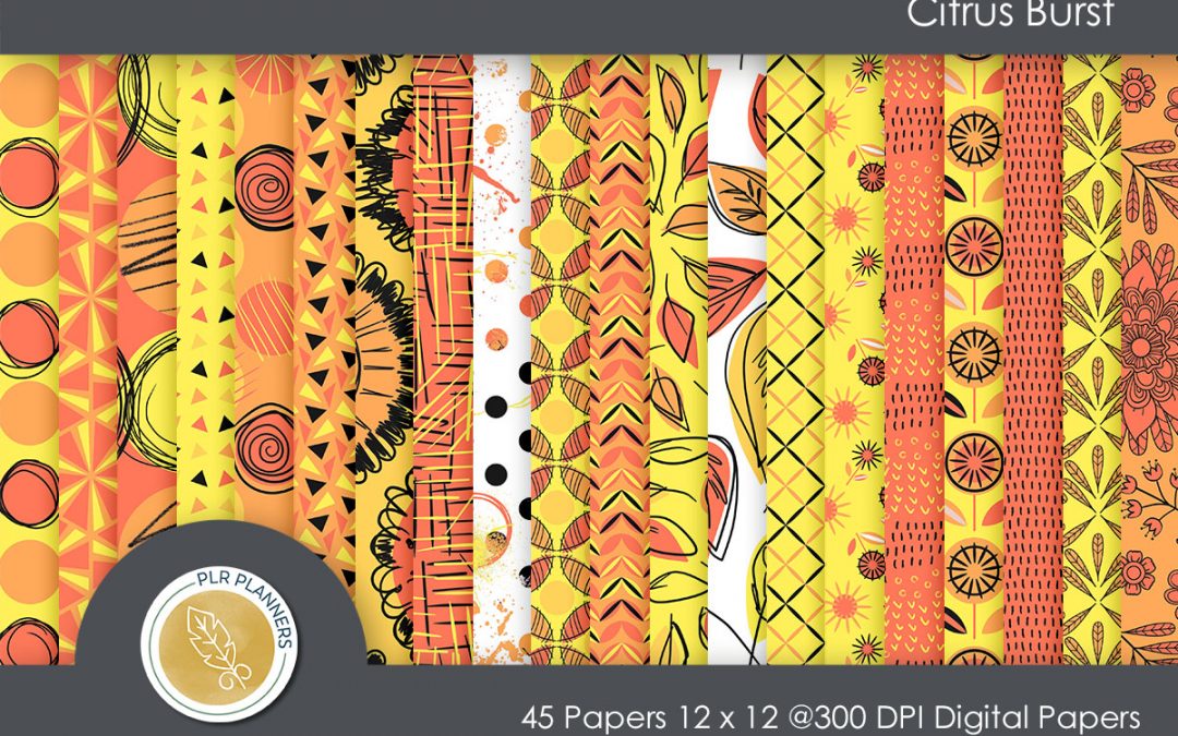 Citrus Burst Paper Pack