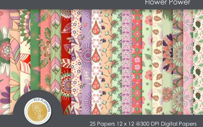 Flower Power Paper Pack
