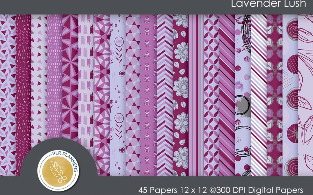 Lavender Lush Paper Pack