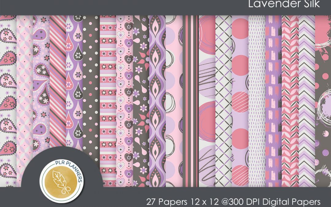 Lavender Silk Paper Pack