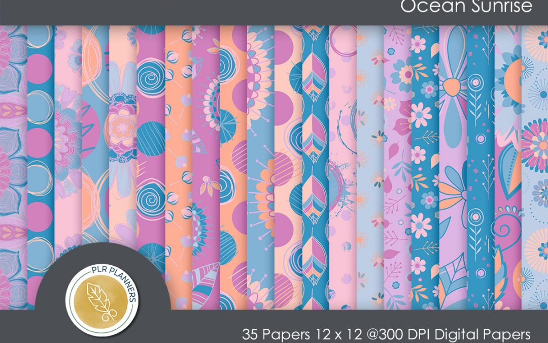 Ocean Sunrise Paper Pack