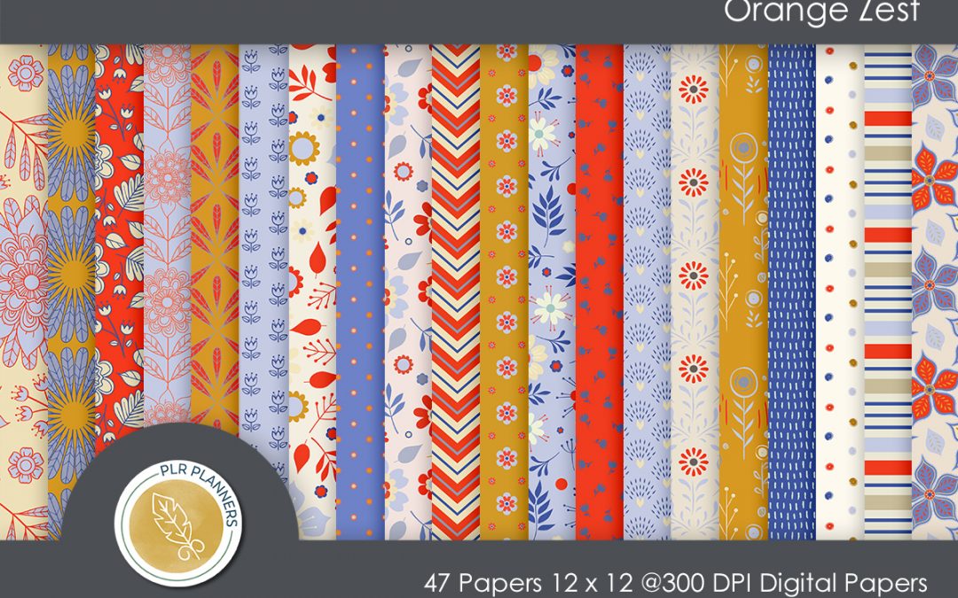 Orange Zest Paper Pack