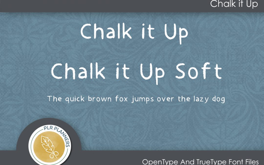 Chalk It Up Font