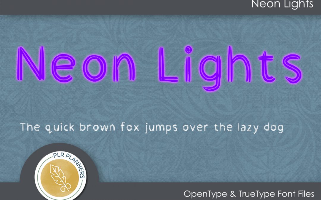 Neon Lights Font