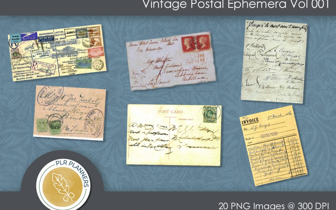 Vintage Postal Ephemera Vol 001