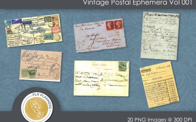 Vintage Postal Ephemera Vol 001