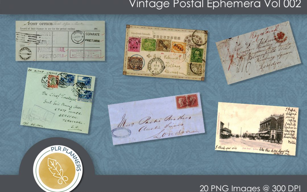 Vintage Postal Ephemera Vol 002