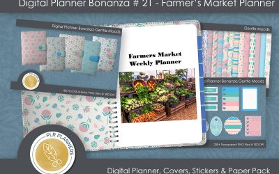 Digital Planner Bonanza # 21 – Farmer’s Market Planner