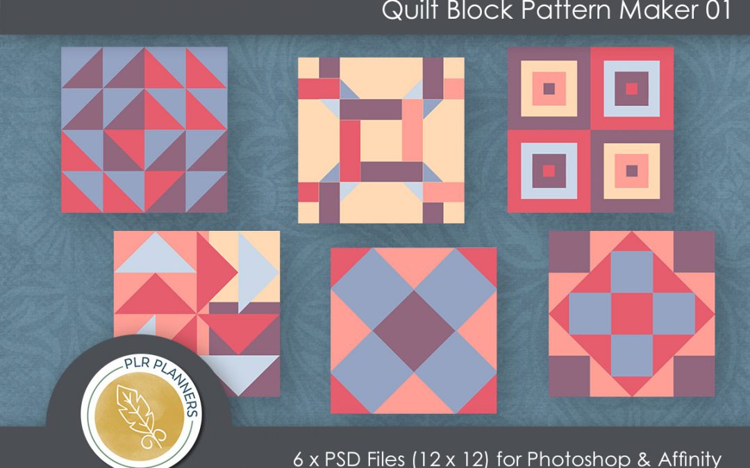 Quilt Block Pattern Paper Maker 01