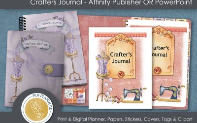 Crafter’s Planner and Journal (Affinity Publisher or PowerPoint)