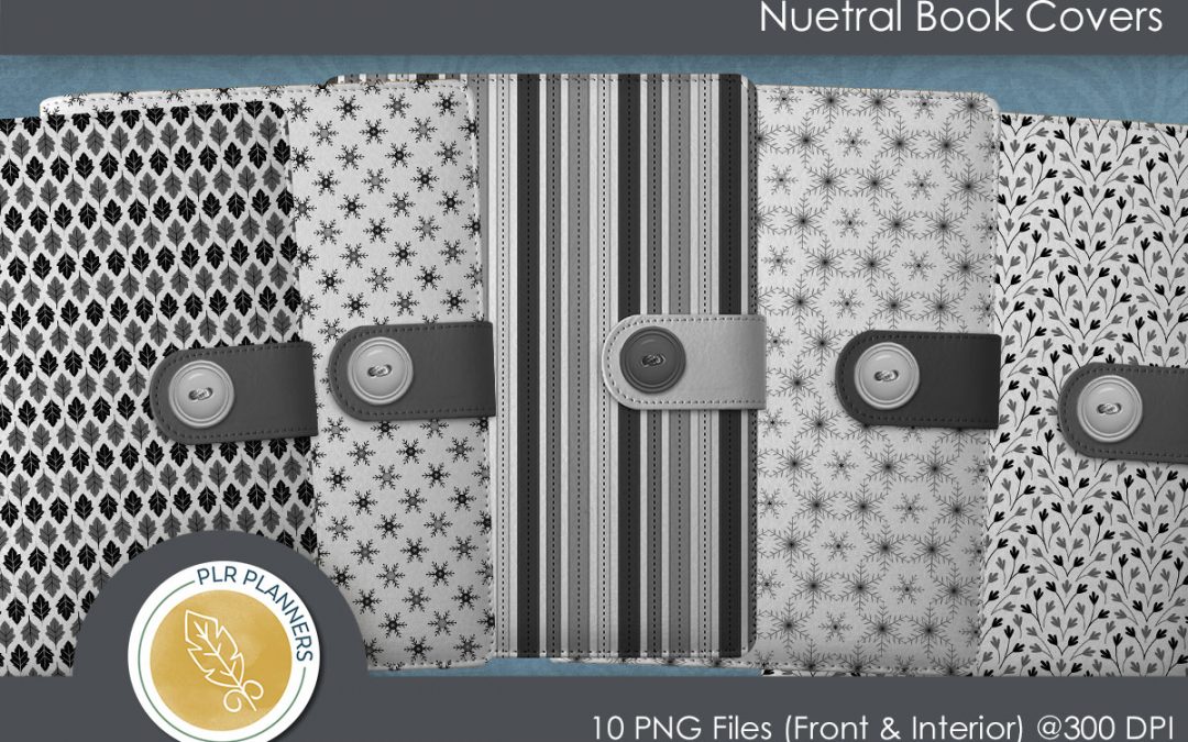 Neutral Digital Book Covers