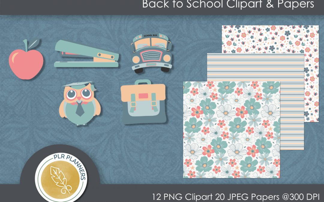 Back To School Clipart & Papers