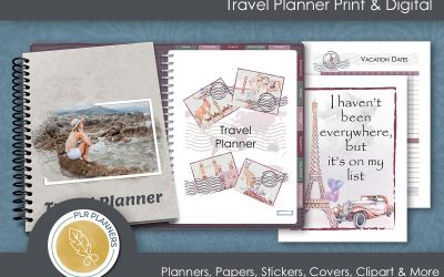 Travel Planners (Affinity Publisher or PowerPoint)