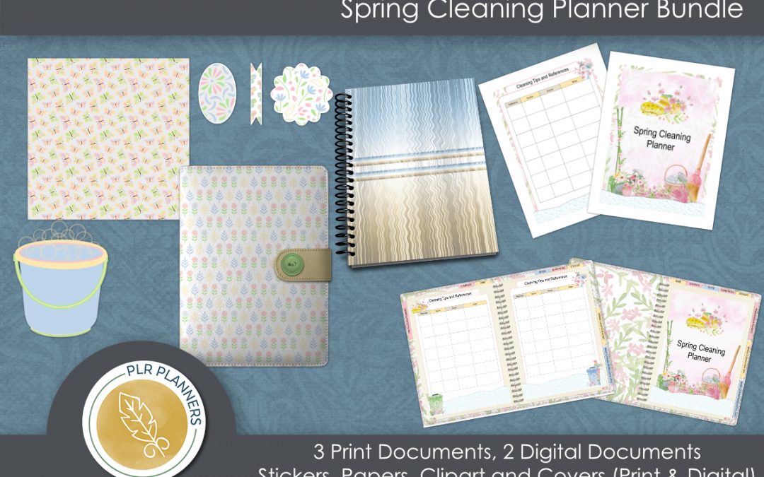 Spring Cleaning Planners (Affinity Publisher or PowerPoint)