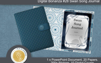 Digital Planner Bonanza # 28 Digital Swan Song Journal