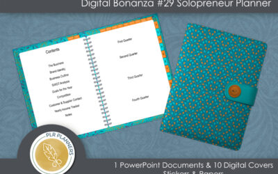 Digital Planner Bonanza # 29 Solopreneur Planner